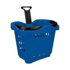 Nakupovalna košarica s kolesi TL - 1 modra