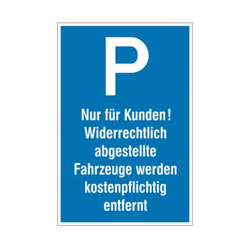 Znaki za označevanje parkirišč in prepoved ustavljanja iz aluminija