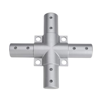 Sestavljivi sistem okvirjev iz aluminija „Križni povezovalec iz umetne mase”